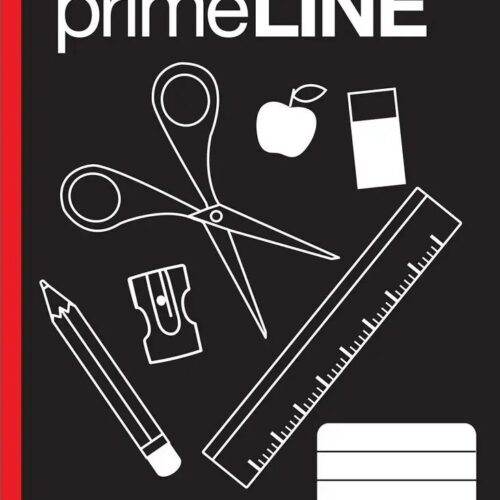 Primeline Hard Cover Counter Book 2 Quire Feint & Margin A4 192 Page W531