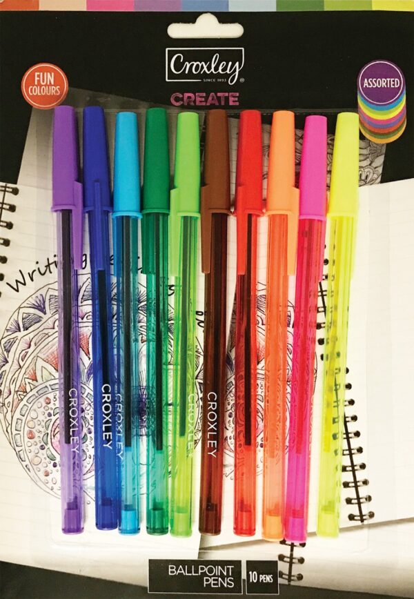 Croxley Ballpen Assorted-Fun