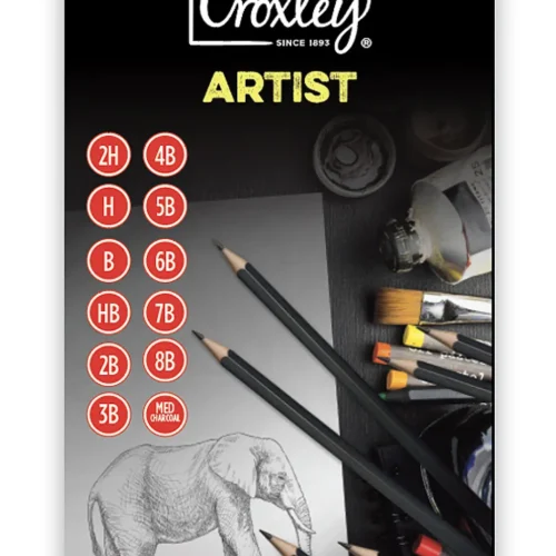 croxley-artist-sketch-pencil-set-12-8b-2h-1024x1024 Croxley Artist Sketch Set